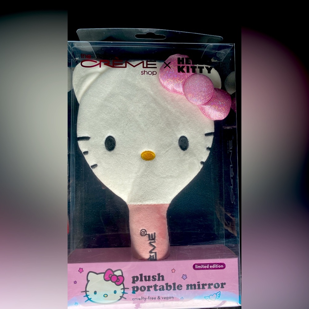 Hello kitty plush mirror